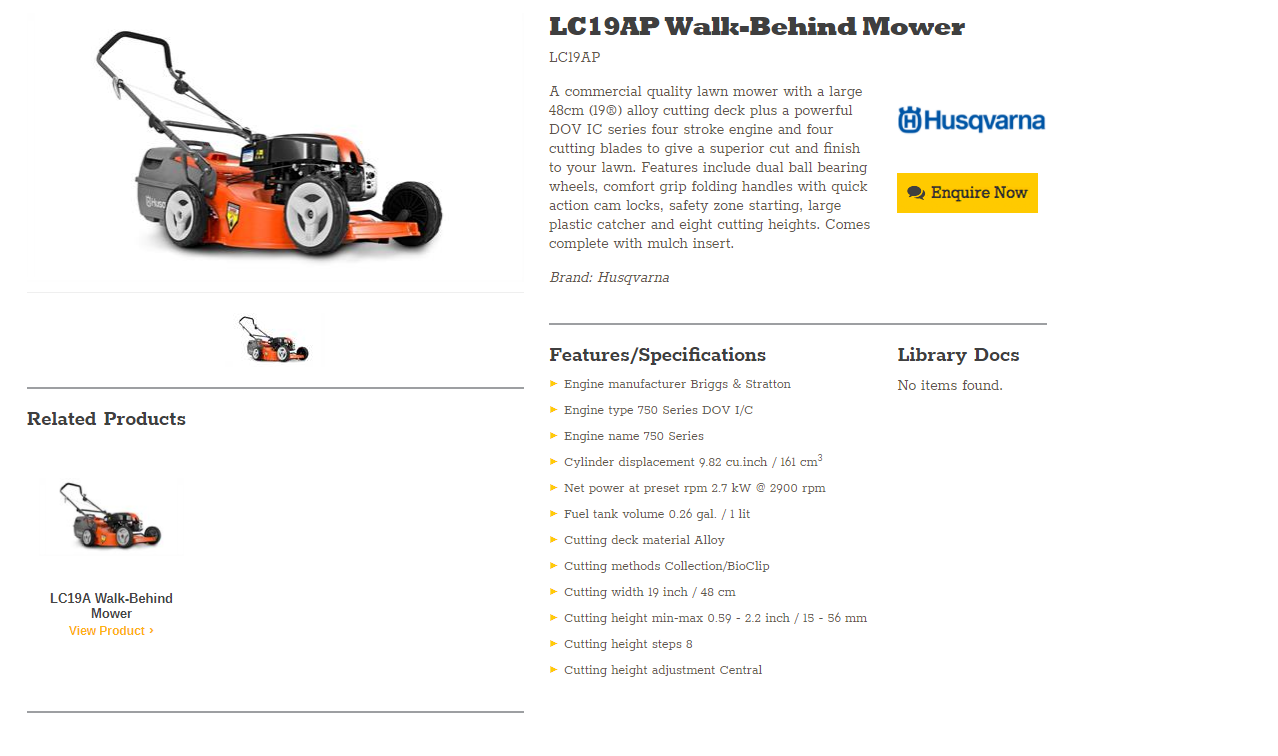 Lc19a husqvarna online